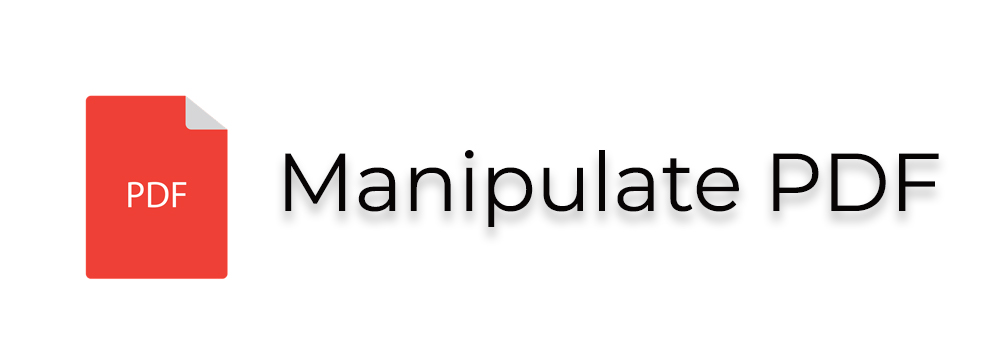 Manipulate PDF Documents